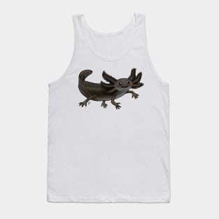 Amphibians - Axolotl - Black Melanoid Tank Top